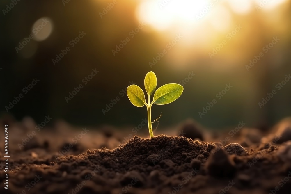 A Small Sprout Reaching for the Sun A Small Sprout Reaching for the Sun