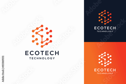 Molecule Meta Ball Vector Logo Design Inpiration 