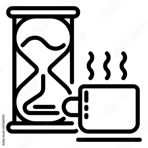 break icon, line icon style