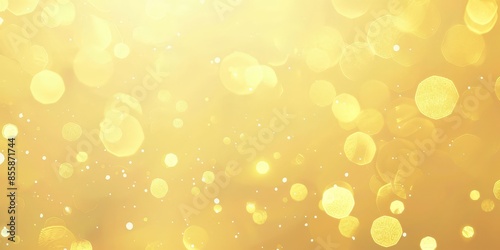 Golden Bokeh Abstract Background