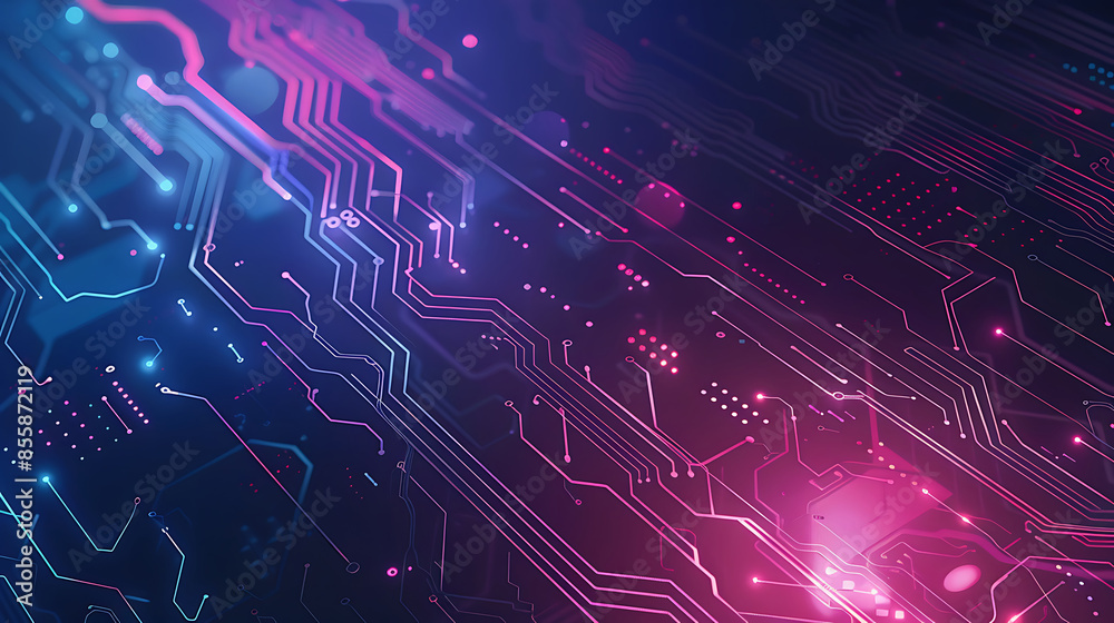 Obraz premium abstract technology banner