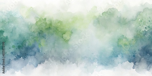 Abstract watercolor background in pale gray, green, and blue hues , watercolor, abstract, background, pale, gray, green, blue