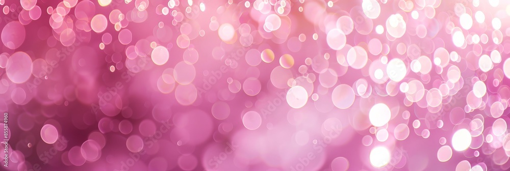 Pink Abstract Background with Blurred Circles Pink Abstract Background with Blurred Circles