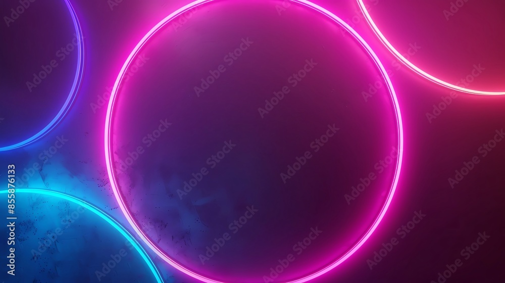 Abstract neon shapes Neon abstract shapes with a blank central space for text, ideal for modern and edgy business presentations Abstract neon shapes Neon abstract shapes with a blank central space for text, ideal for modern and edgy business presentations