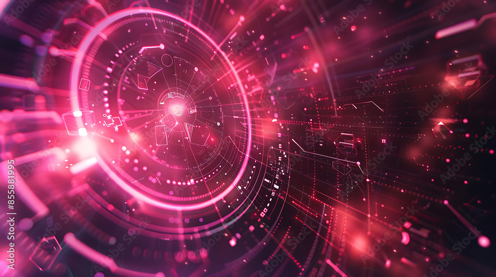 Obraz premium technology banner