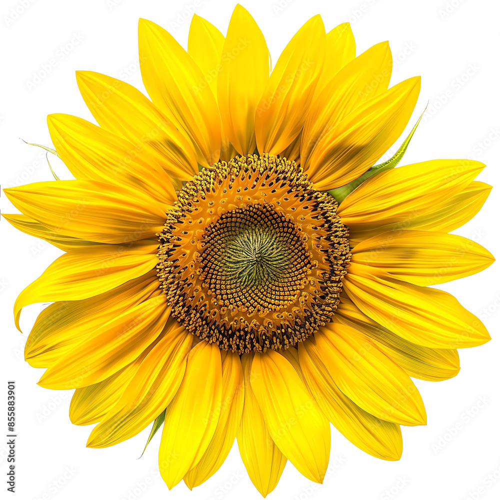 Bright and vibrant sunflower close-up showcasing detailed petals and center. Ideal for nature, floral, or summer-themed projects. Bright and vibrant sunflower close-up showcasing detailed petals and center. Ideal for nature, floral, or summer-themed projects.