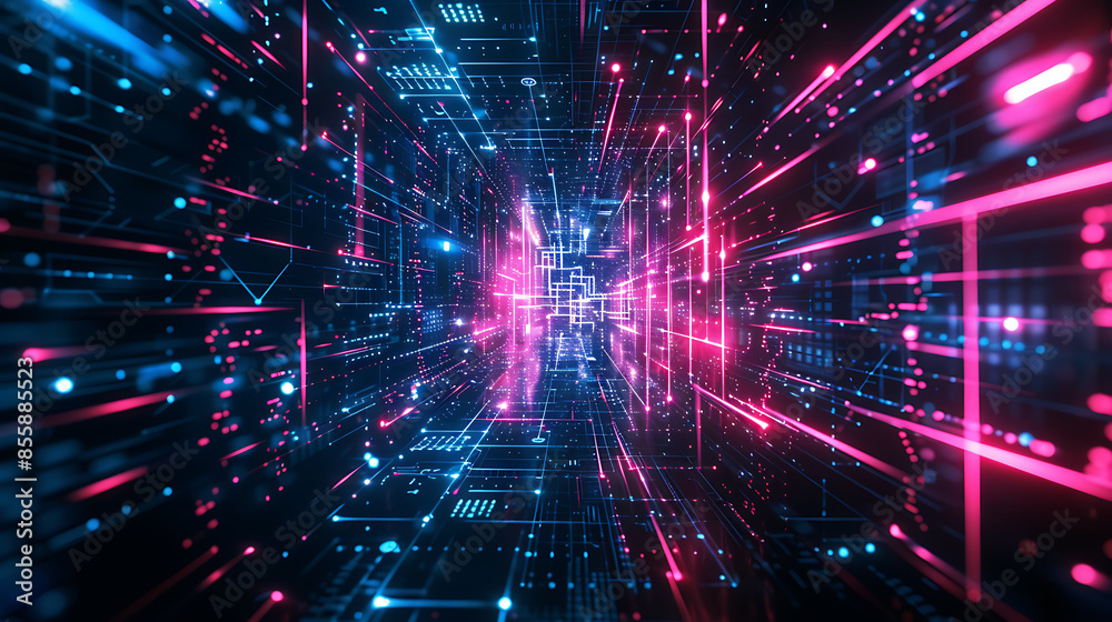 Fototapeta premium technology background