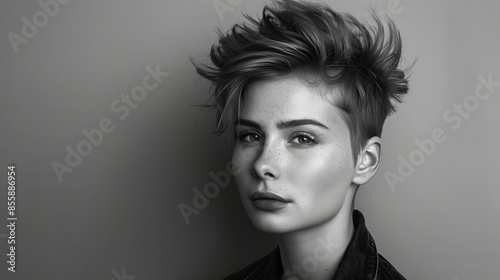 Woman With Short Hairstyle