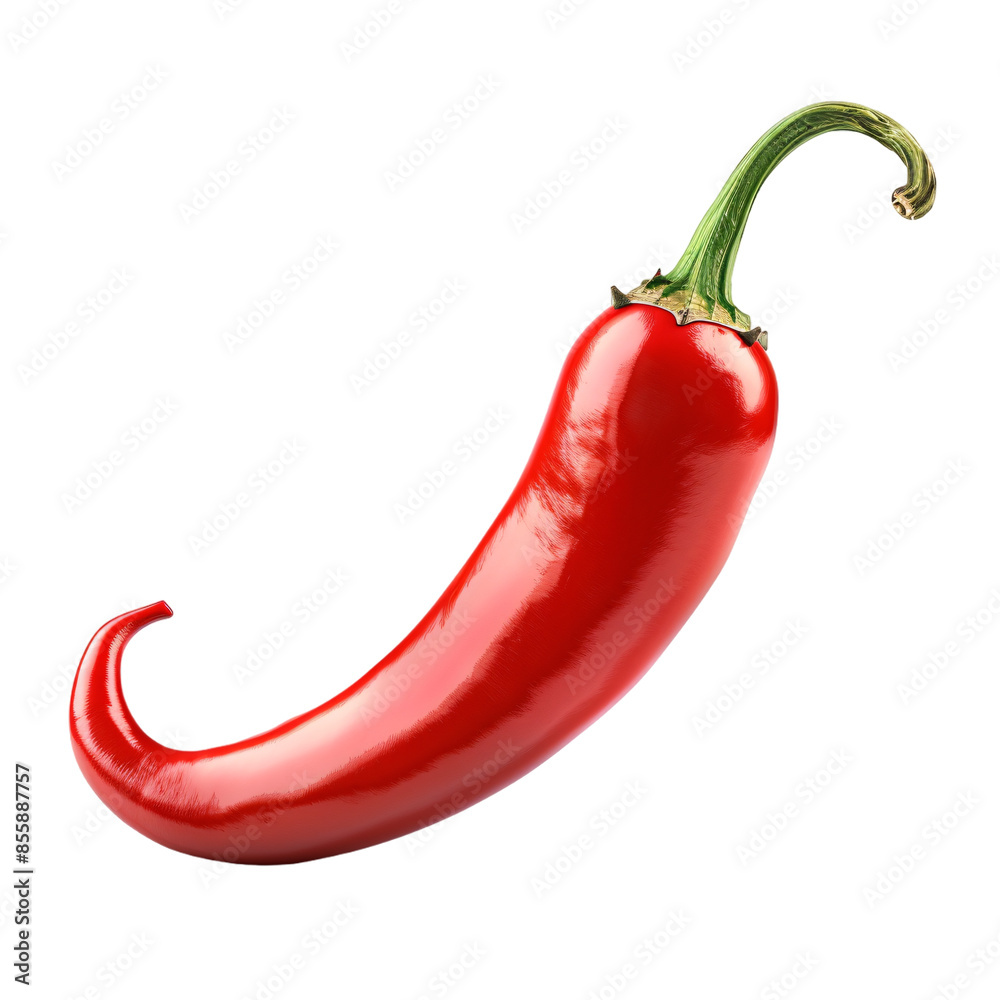 red hot chili pepper, one red chili isolated on white background, red shiny chili , red paprika red hot chili pepper, one red chili isolated on white background, red shiny chili , red paprika