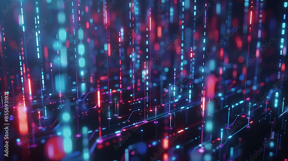 Obraz premium technology background