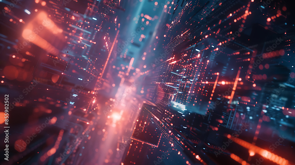 Fototapeta premium technology design