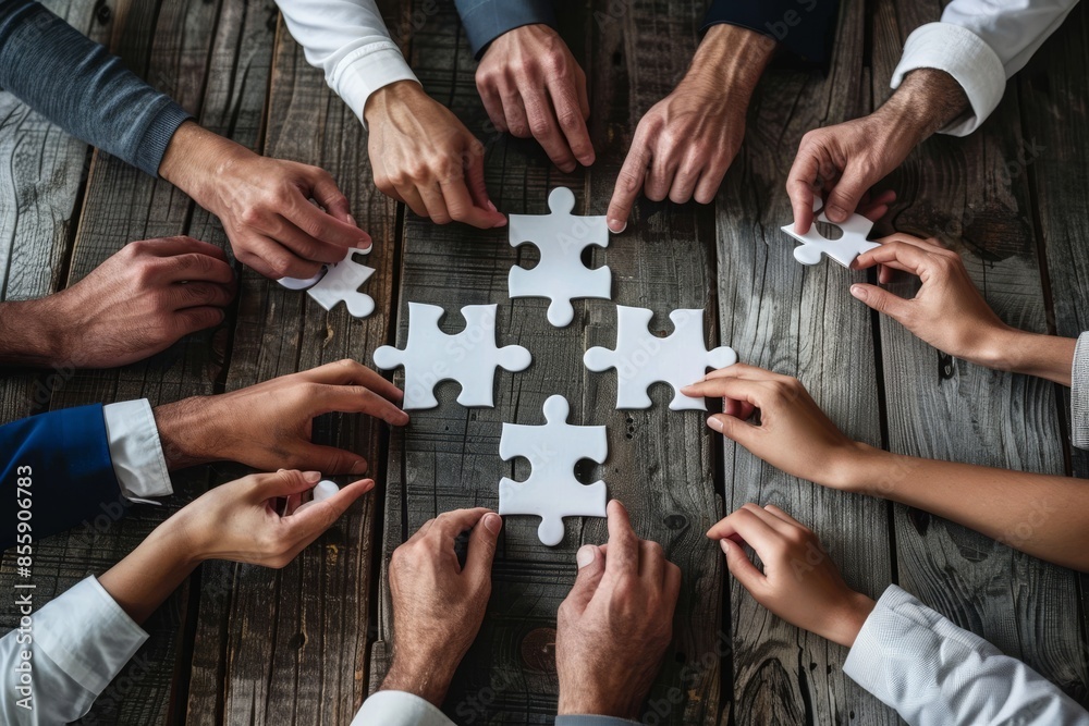 Tabletop Teamwork: Connecting Puzzle Pieces Tabletop Teamwork: Connecting Puzzle Pieces