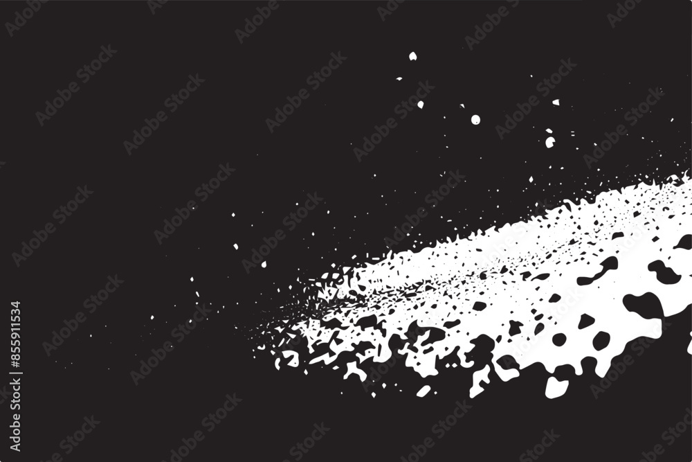 Abstract vector noise | Small particles of debris and dust | Distressed uneven background | Grunge texture overlay with rough and fine grains isolated on white background | Vector illustration Abstract vector noise | Small particles of debris and dust | Distressed uneven background | Grunge texture overlay with rough and fine grains isolated on white background | Vector illustration