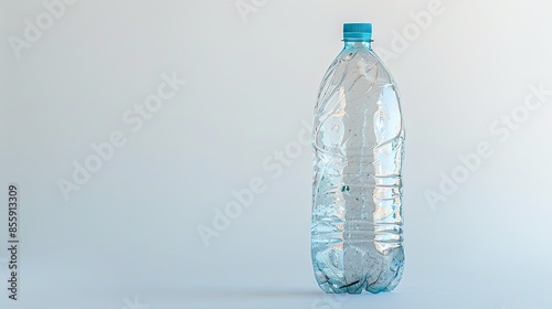 A big plastic bottle with white background. © Suleyman