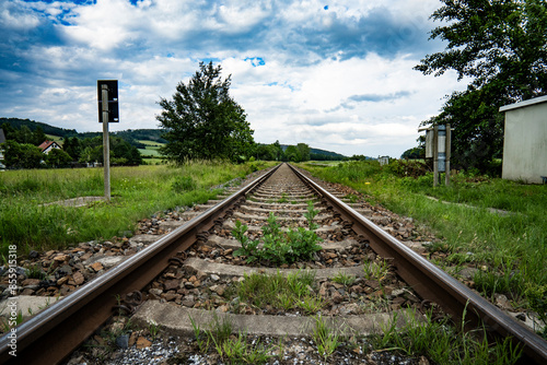 Eisenbahnstrecke Dresden- Zittau, aufgenommen in Neukirch Lausitz 2 photo