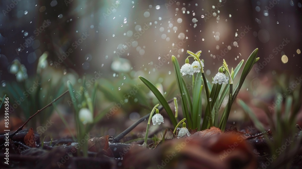 Snowflakes in Spring Leucojum vernum Snowflakes in Spring Leucojum vernum