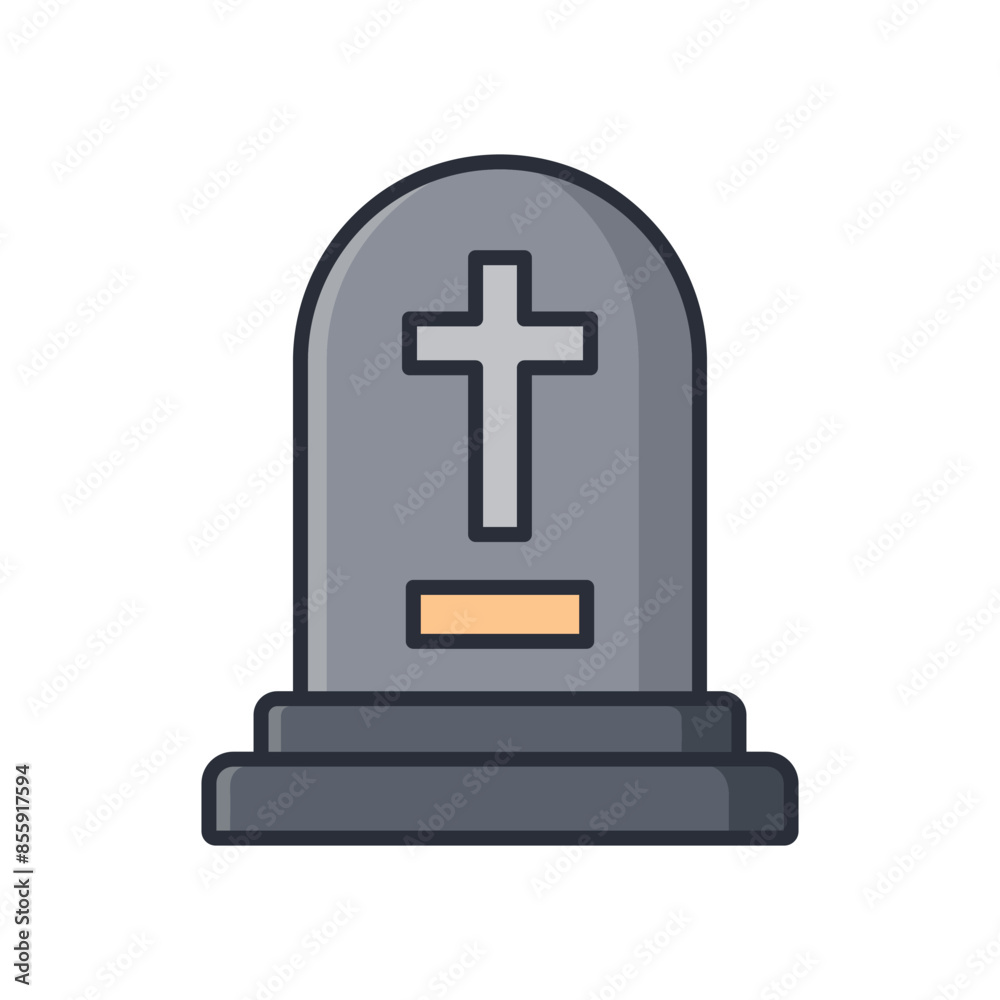 tombstone icon vector design template simple and clean tombstone icon vector design template simple and clean