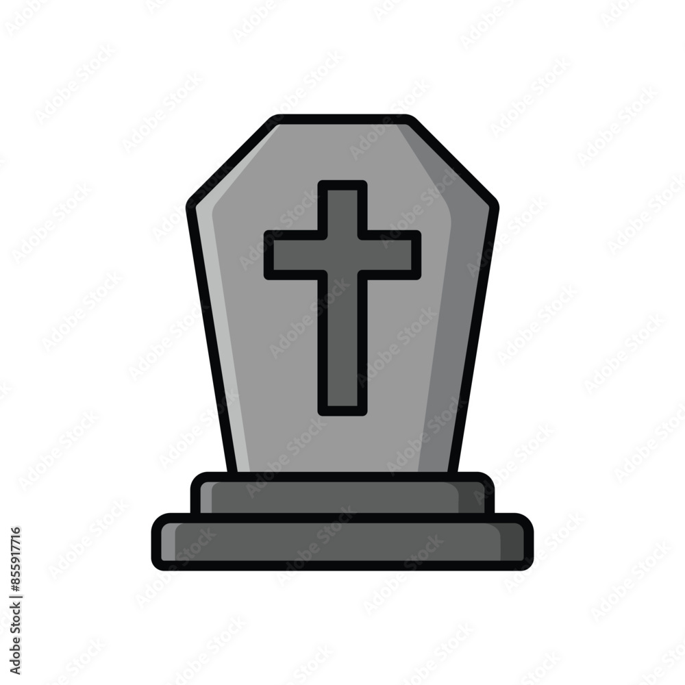 tombstone icon vector design template simple and clean tombstone icon vector design template simple and clean