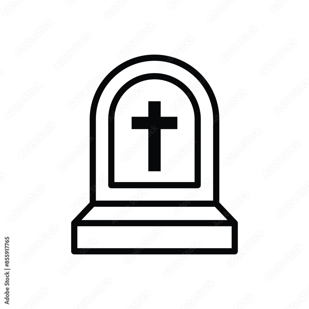 tombstone icon vector design template simple and clean tombstone icon vector design template simple and clean