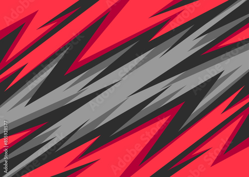 Abstract background with reflective jagged spike pattern