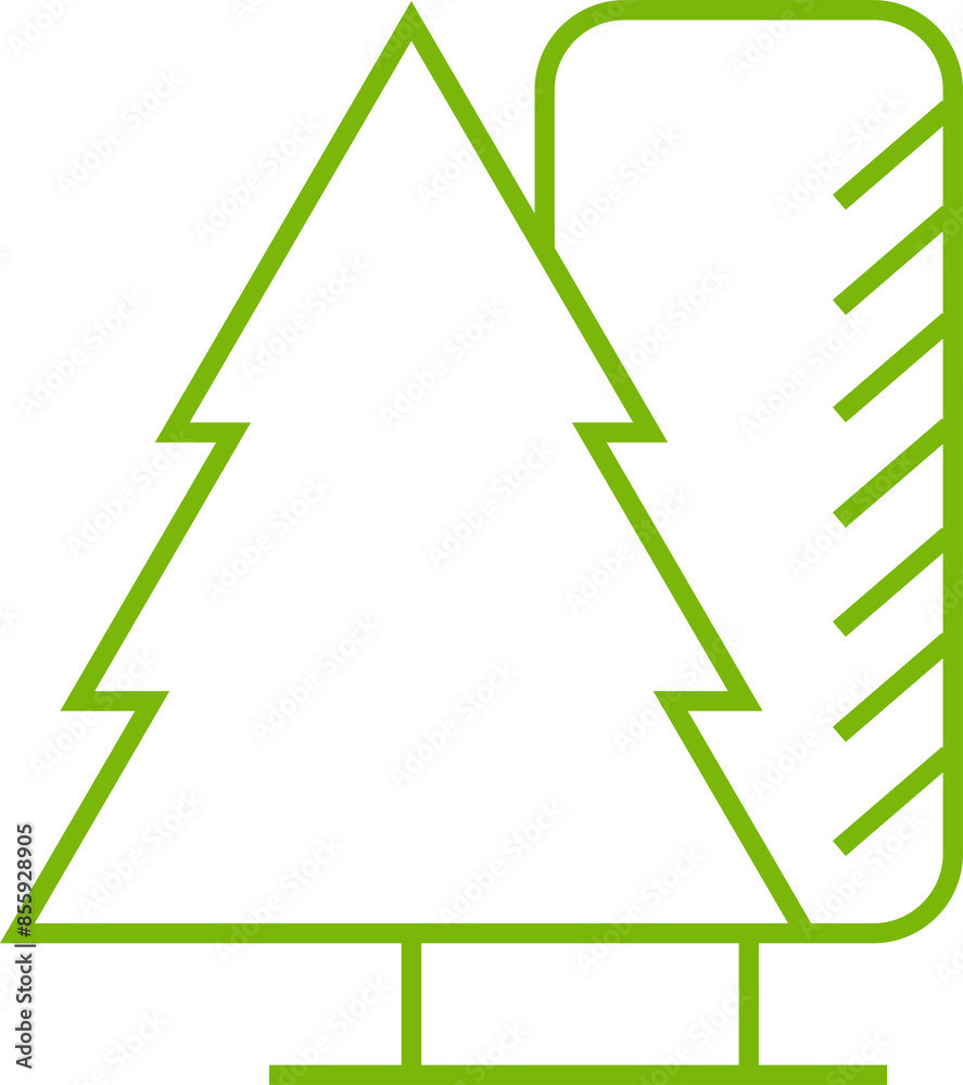 Tree Icon Line Art Tree Icon Line Art