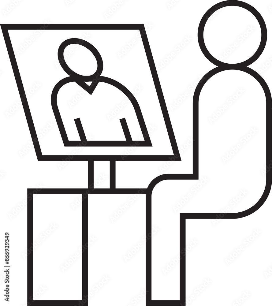 People Meeting and Online Conference Icon
People Meeting and Online Conference Icon