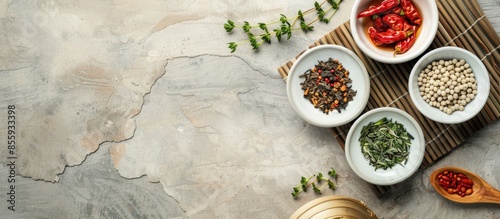 Background of moxibustion and Chinese herbal medicine. Chinese character translationpjljAcupuncture is a traditional Chinese medical method. Copy space image. Place for adding text or design