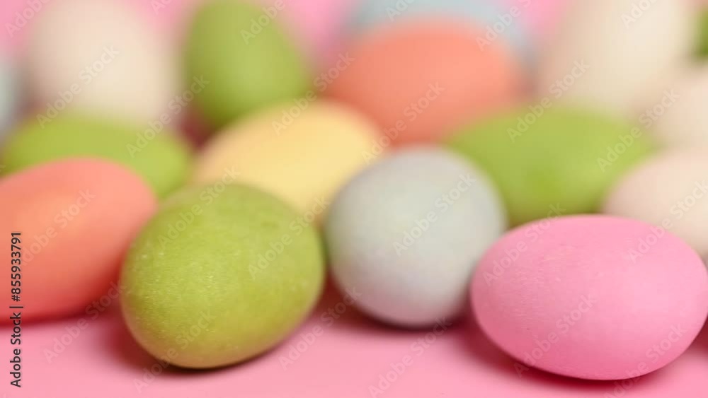 colored dragee close-up colored dragee close-up