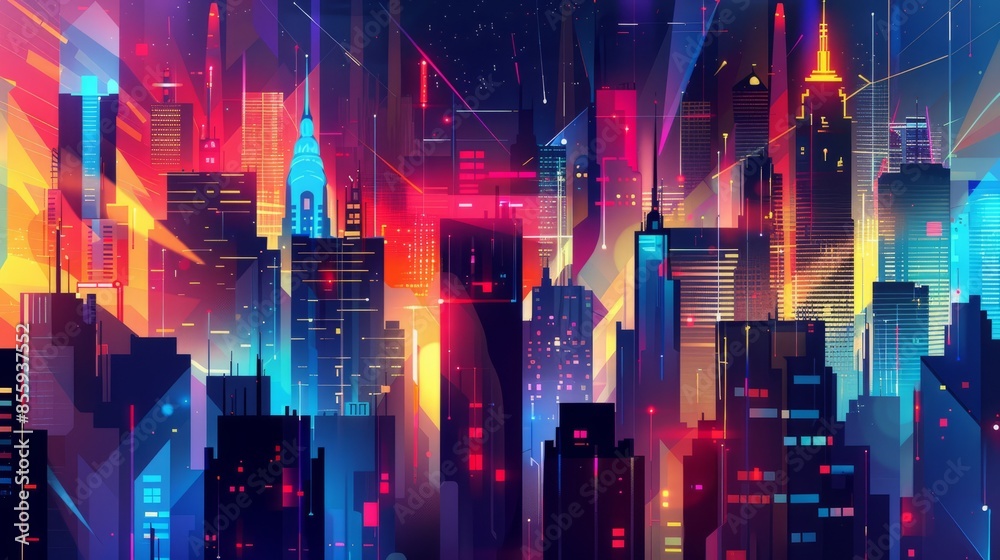 Obraz premium Dynamic Designs: Abstract Backgrounds for Any Concept