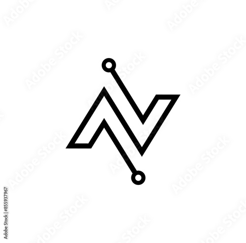 Letter AV Logo Design Illustration vector eps format , suitable for your design needs, logo, illustration, animation, etc.