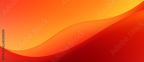 Dynamic Orange Red Abstract Waves