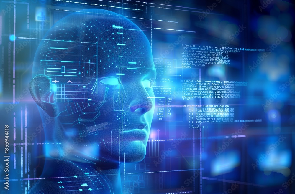 Holographic Face Virtual Reality Technology Holographic Face Virtual Reality Technology