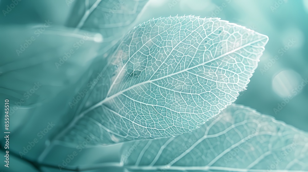 Digital technology blue green leaf plant texture abstract poster web page PPT background Digital technology blue green leaf plant texture abstract poster web page PPT background