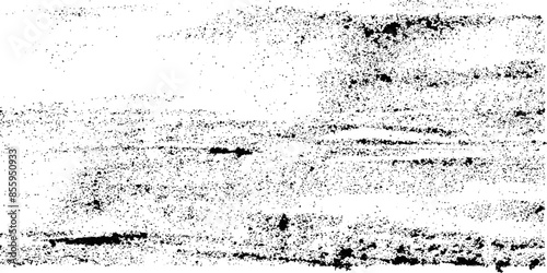 Grunge background monochrome. Vector texture of scratches, chips, scuffs. The pattern of the worn surface. Black and white gloomy wall. Dirty, old Board