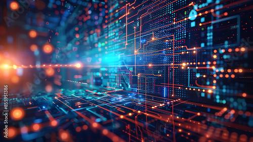 Wallpaper Mural technology background Torontodigital.ca