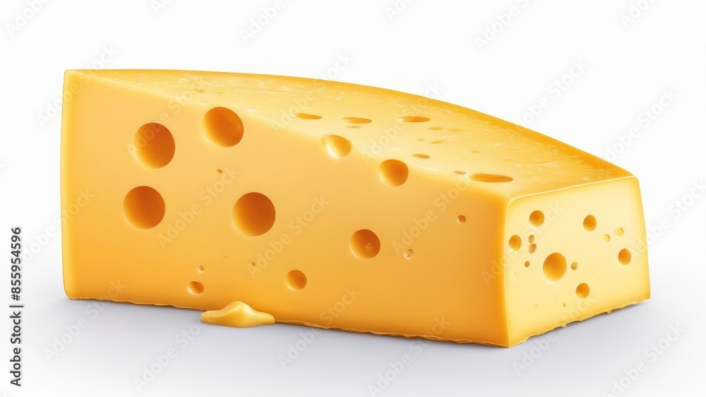 Wedge of Swiss cheese with holes Wedge of Swiss cheese with holes