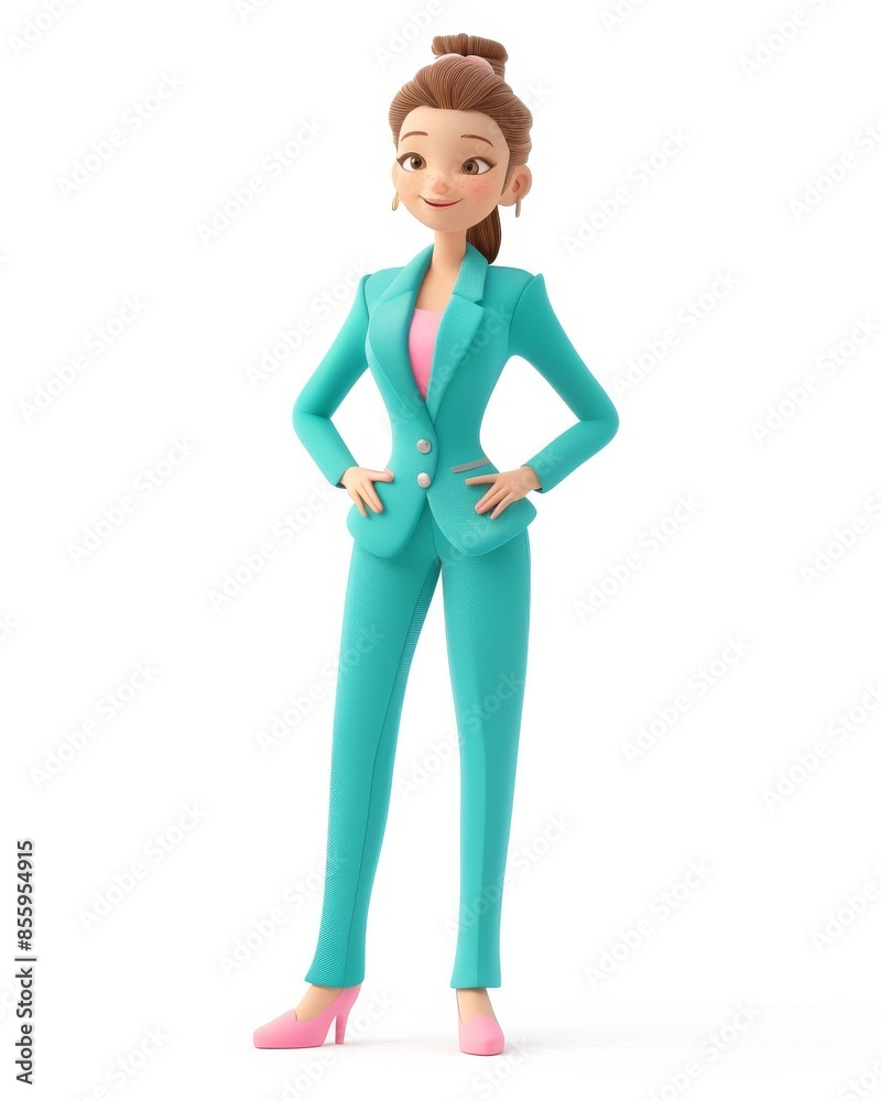 Isolated on white background, 3D illustration of tall african american businesswoman pointing hand at direction. Cartoon smiling elegant businesswoman in presentation pose isolated on white Isolated on white background, 3D illustration of tall african american businesswoman pointing hand at direction. Cartoon smiling elegant businesswoman in presentation pose isolated on white