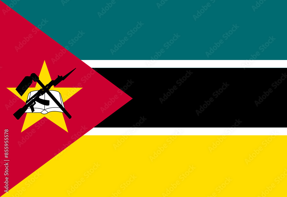 Φωτογραφία mozambique flag illustrator country flags