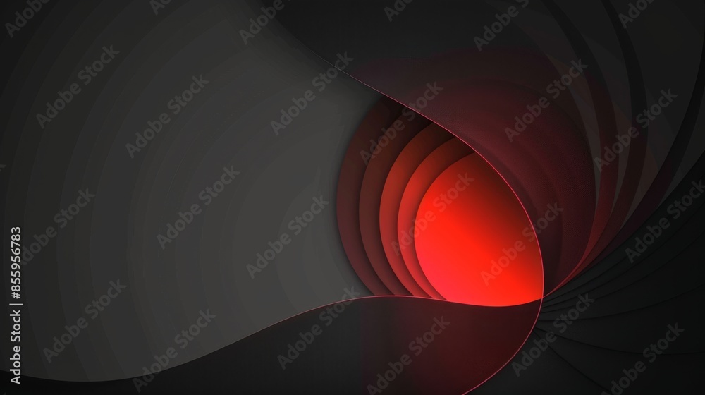 Abstract Dark and Red Background, Generative AI Abstract Dark and Red Background, Generative AI