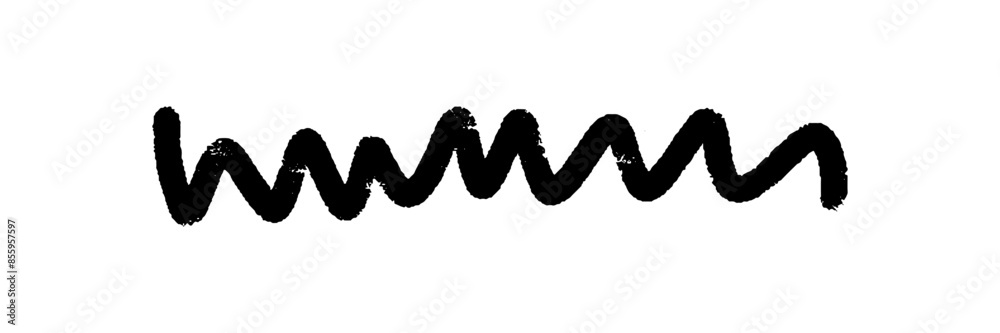 Fototapeta premium Black charcoal pencil scribble. Childish drawing. Doodles and curved line, straight thin stroke. pencil sketchy line. Grungy smear and rough crayon stroke.