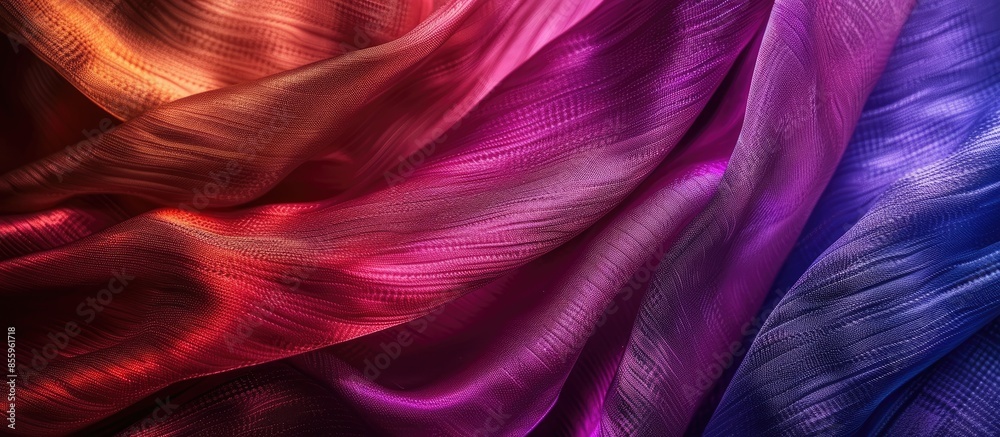 Abstract fabric background. Copy space image. Place for adding text or design