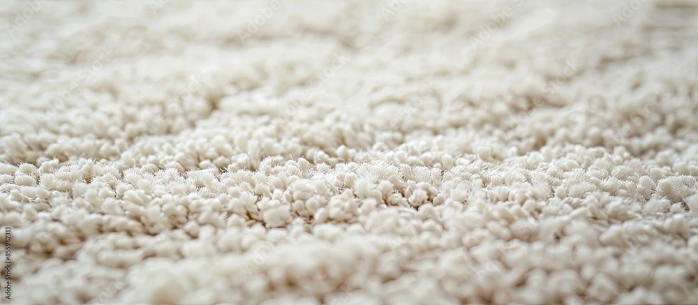 Closeup of cream carpet texture. Copy space image. Place for adding text and design Closeup of cream carpet texture. Copy space image. Place for adding text and design