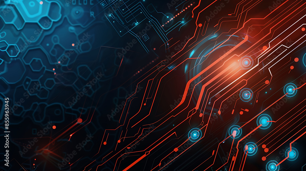 Fototapeta premium abstract technology background