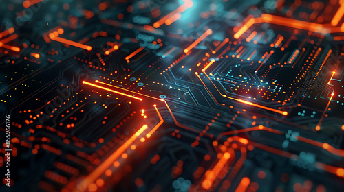 Wallpaper Mural abstract technology background Torontodigital.ca