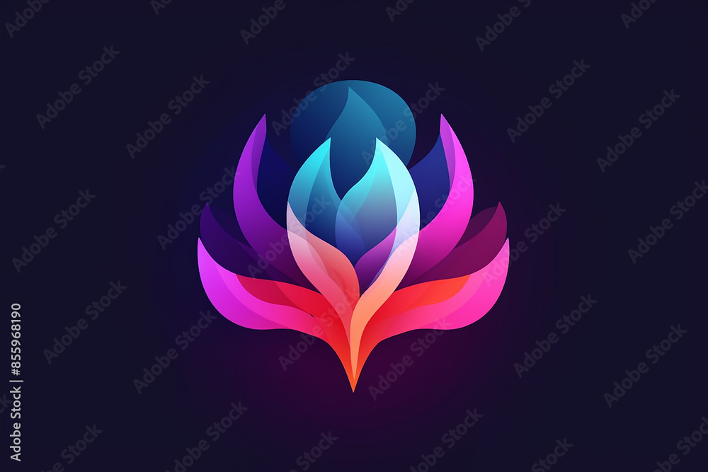 Gradient abstract logo Gradient abstract logo