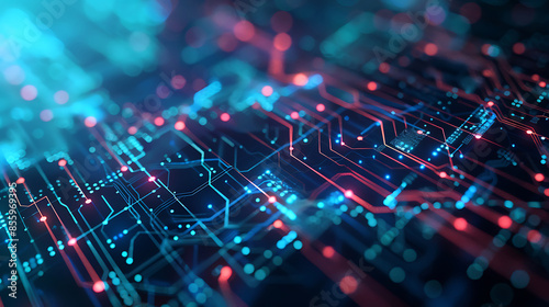 Fototapeta Naklejka Na Ścianę i Meble -  abstract technology background