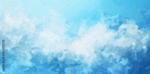 The model is a grunge background with a blue sky, a texture color gradient, a rough abstract background and a bright light glow template surrounded by grainy noise, which highlights the empty space.