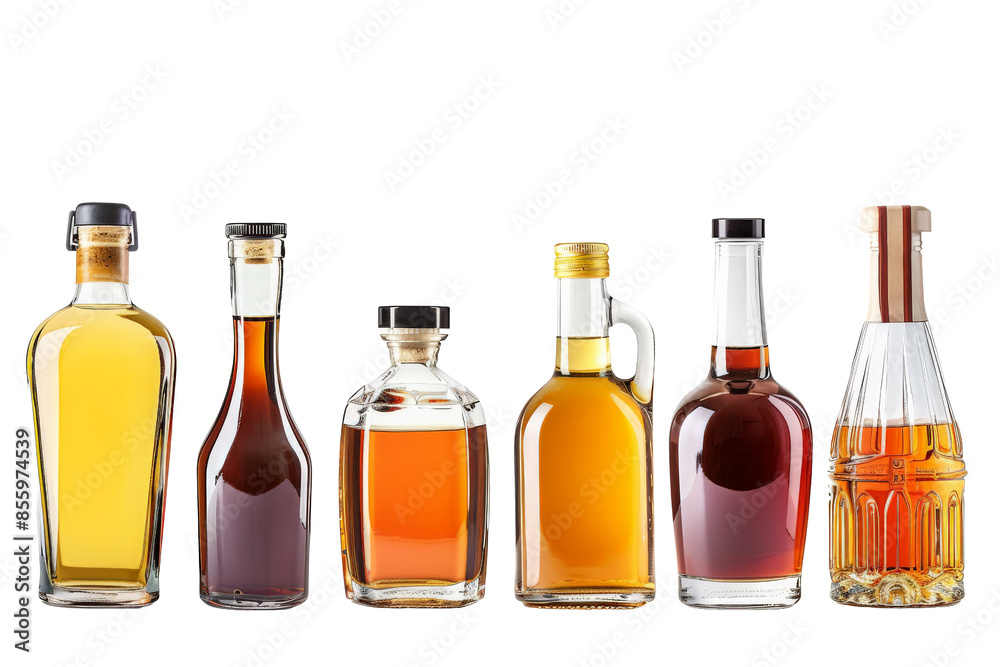 Collection of Liquor Bottles isolated on transparent background png Collection of Liquor Bottles isolated on transparent background png