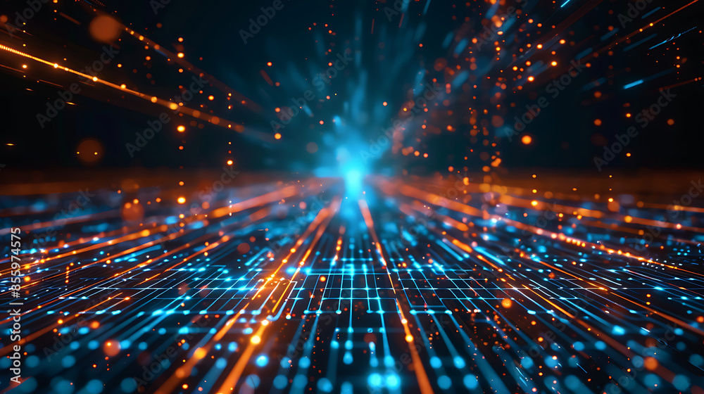 Fototapeta premium technology background