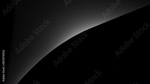 Abstract black looping animation background. 3d rendering not AI